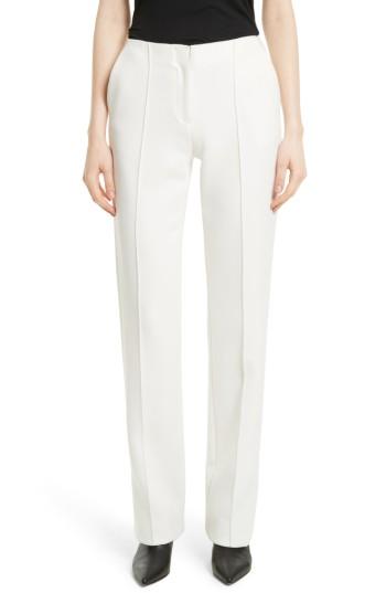 Women's Diane Von Furstenberg Pintuck Pleated Pants - Ivory