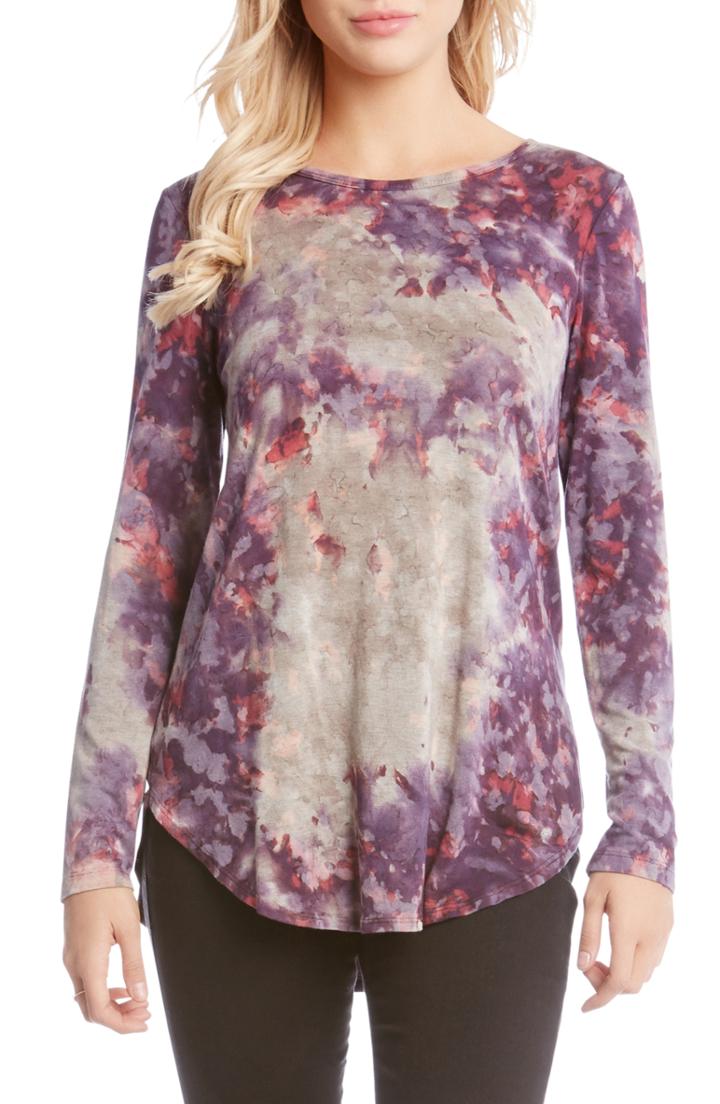 Women's Karen Kane Tie-dye Shirttail Tee