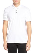 Men's Velvet By Graham & Spencer Bryant Jersey Polo - White