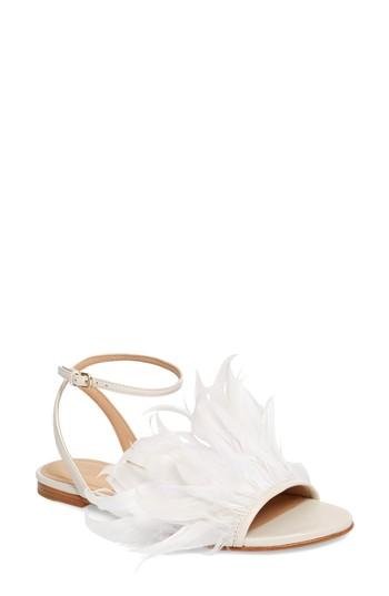 Women's Pour La Victoire Layla Sandal .5 M - White