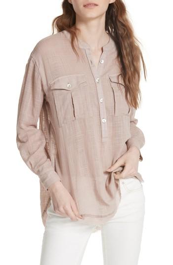 Women's Free People Talk To Me Top - Grey