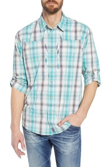 Men's Patagonia Regular Fit Plaid Sport Shirt - Purple