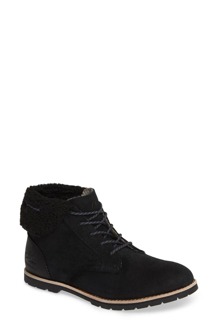 Women's Woolrich Meera Waterproof Bootie .5 M - Black