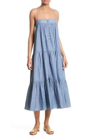 Women's Apiece Apart Tangiers Chambray Dress