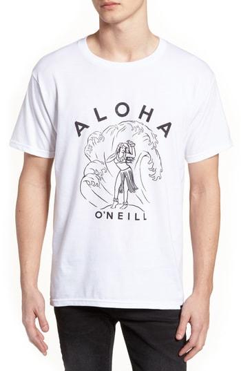 Men's O'neill Aloha Gurl Graphic T-shirt - Black