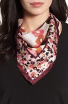 Women's Kate Spade New York Blooming Silk Bandana, Size - Pink