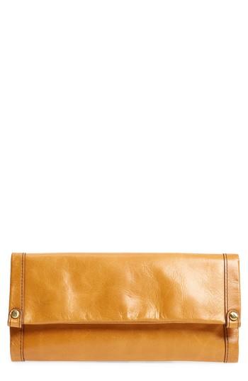 Women's Hobo Fable Leather Continental Wallet - Brown
