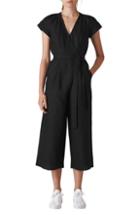 Women's Dvf Strapless Ruffle Front Jumpsuit
