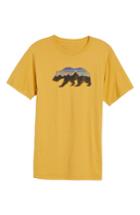 Men's Patagonia Fitz Roy Bear Crewneck T-shirt, Size - Yellow