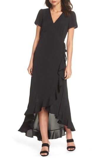 Women's Felicity & Coco Madge Ruffle Wrap Maxi Dress - Black