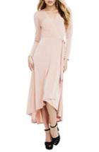 Women's Astr The Label Melonie Wrap Dress - Pink