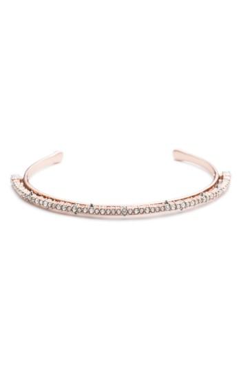 Women's Alexis Bittar Crystal Lace Orbiting Wrist Cuff