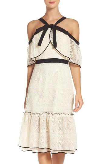 Women's Adelyn Rae Cold Shoulder Sheath Dress