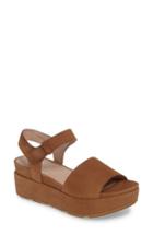 Women's Eileen Fisher Jasper Platform Sandal .5 M - Brown