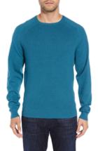 Men's Cutter & Buck Lakemon Mix Crewneck Sweater - Blue