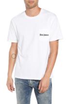 Men's The Kooples Black Wisdom Graphic Pocket T-shirt