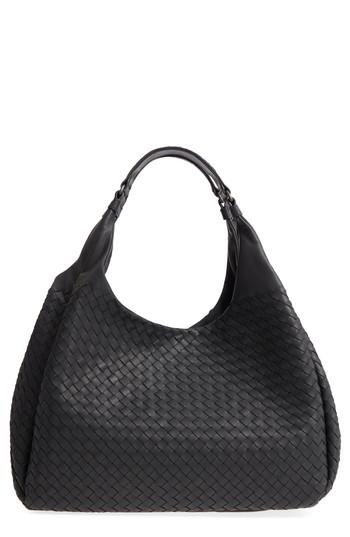 Bottega Veneta Large Campana Leather Hobo Bag - None