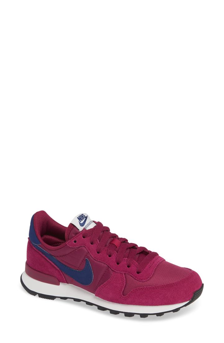 Women's Nike 'internationalist' Sneaker .5 M - Burgundy