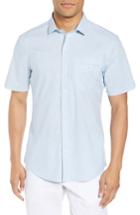 Men's Zachary Prell Baumann Slim Fit Sport Shirt - Blue