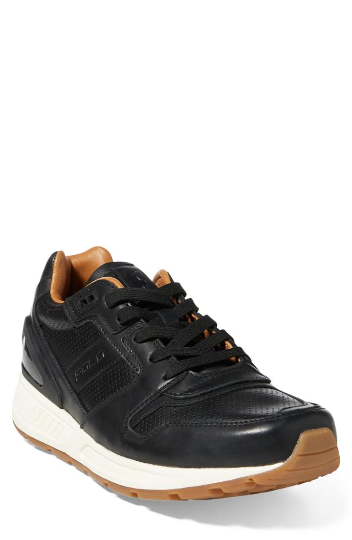 Men's Polo Ralph Lauren Train 100 Sneaker .5 D - Black