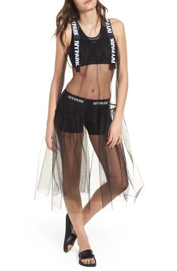 Women's Ivy Park Festival Tulle Tutu, Size - Black