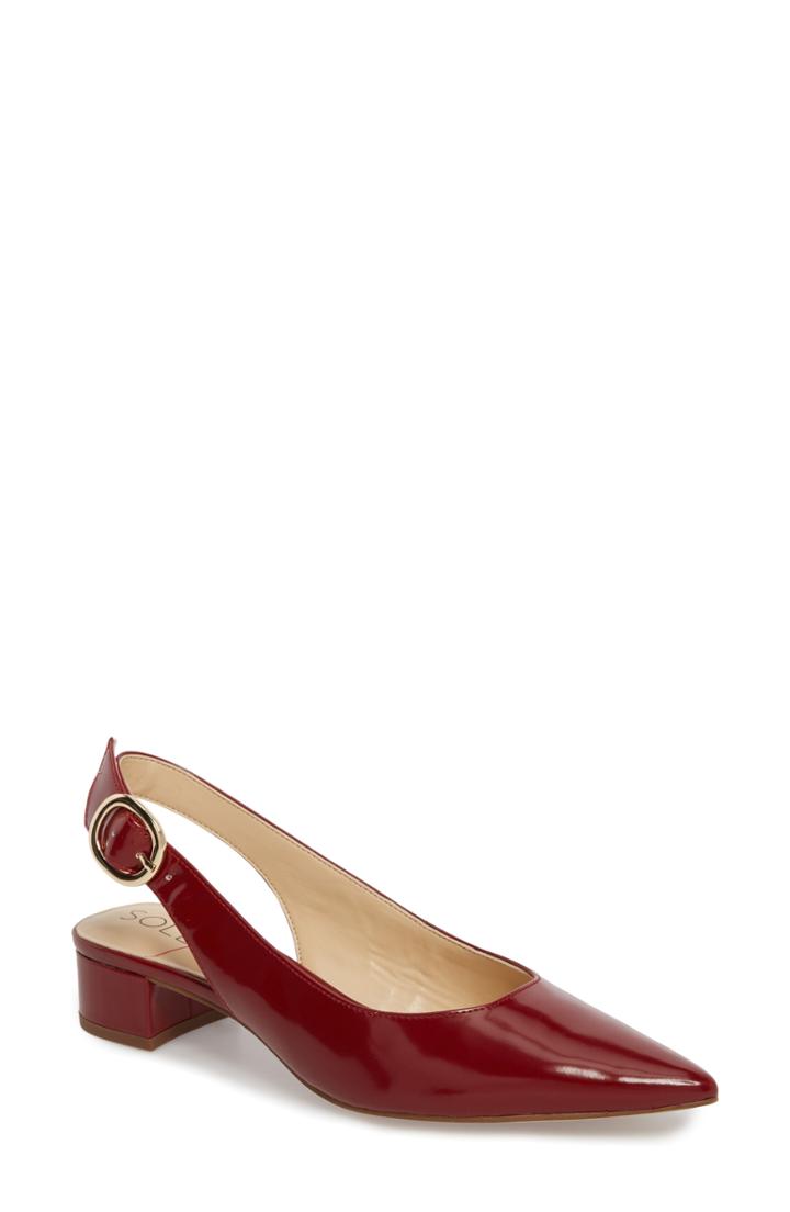 Women's Sole Society Mariol Slingback Pump M - Red