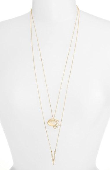 Women's Jules Smith Layered Pave Necklace