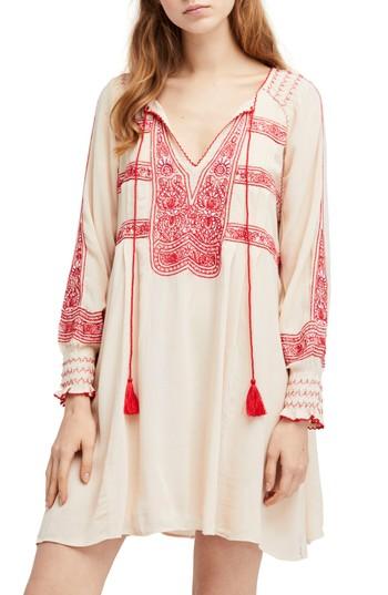 Women's Free People Wind Willow Minidress - Ivory
