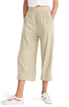 Women's Madewell Huston Daisy Print High Waist Crop Pants, Size - Green
