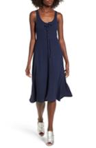 Women's Wayf Fawn Lace-up Midi Dress - Blue