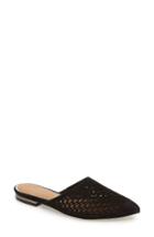Women's Linea Paolo Daisy Perforated Mule .5 M - Black