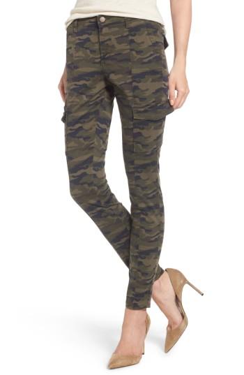 Women's Caslon Skinny Cargo Pants - Green