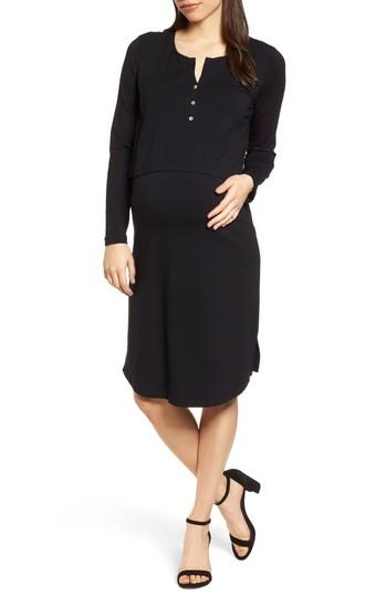 Women's Isabella Oliver The Signature Nursing/maternity Dress - Black