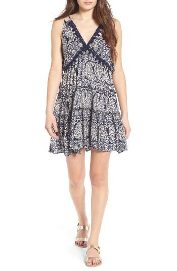 Women's Angie Crochet Trim Babydoll Dress