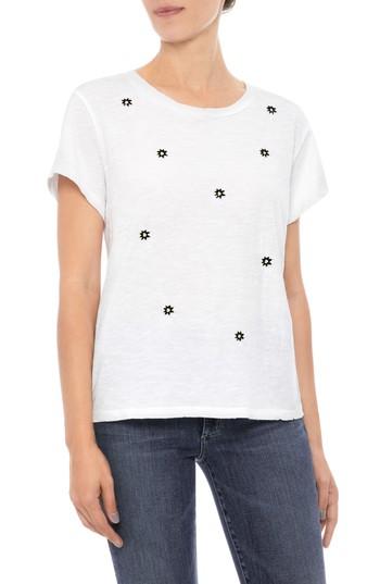 Women's Joe's Nola Embroidered Tee - White