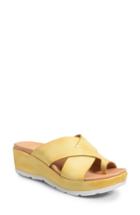 Women's Kork-ease Baja Wedge Sandal M - Yellow