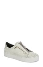 Women's Frye Lena Rebel Zip Sneaker .5 M - White