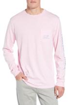 Men's Vineyard Vines Vintage Whale Graphic Pocket T-shirt, Size - Pink