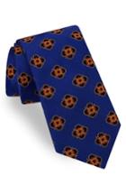 Men's Ted Baker London Botanical Wardrobe Silk Tie, Size - Blue