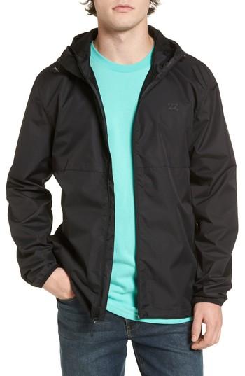 Men's Billabong Transport Windbreaker - Black
