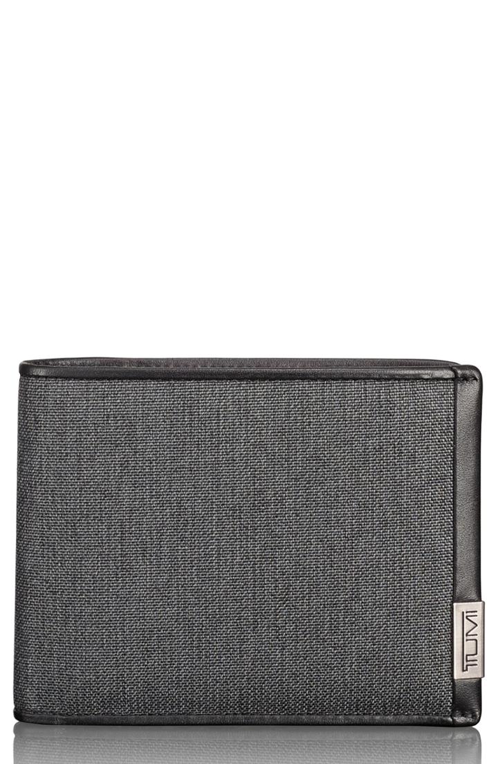 Men's Tumi Alpha Global Pass Case Wallet - Grey