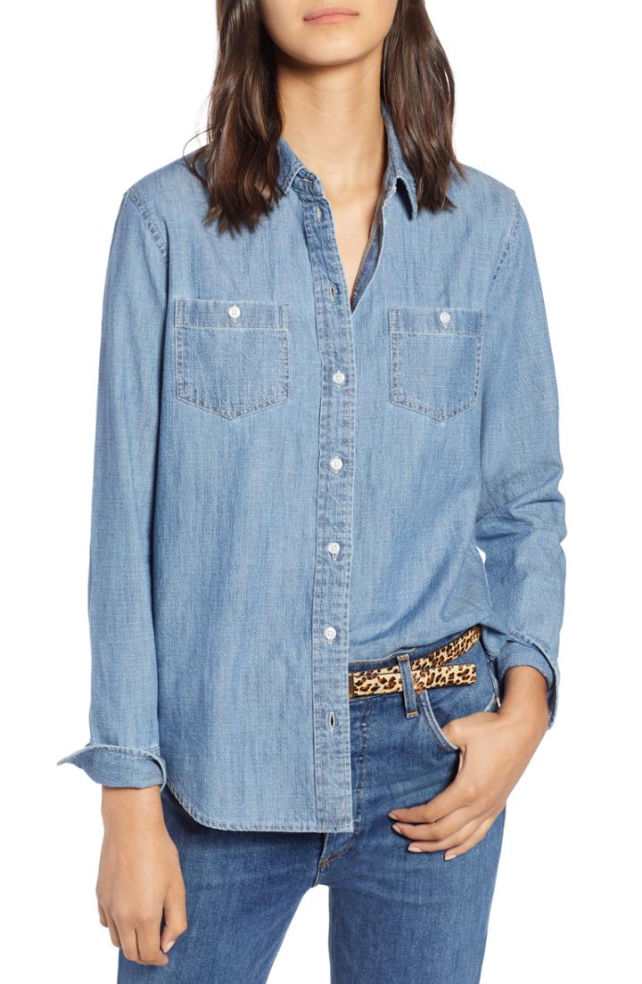 Women's 1901 Classic Chambray Shirt - Blue