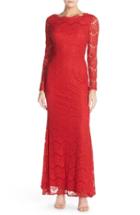 Women's Js Collections Lace Column Gown