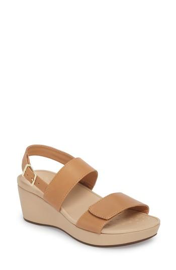 Women's Vionic Lovell Orthaheel Platform Sandal M - Brown