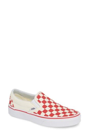Women's Vans 'classic' Slip-on M - Red