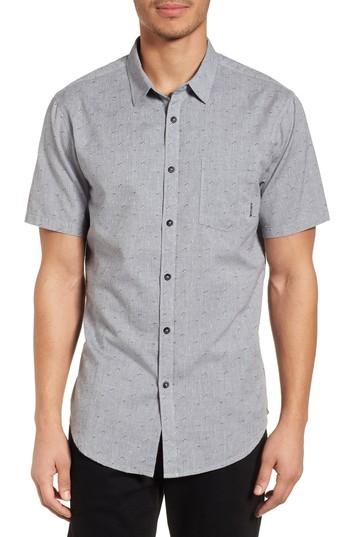 Men's Billabong Sundays Jacquard Woven Shirt - Grey