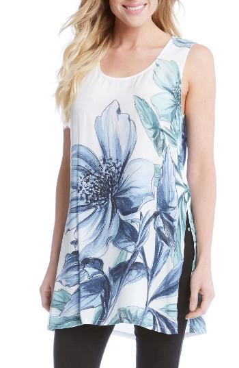 Women's Karen Kane Side Slit Print Tunic
