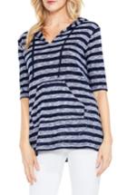Women's Two By Vince Camuto Uneven Stripe Hoodie