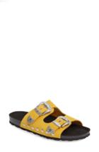 Women's Topshop Studded Slide Sandal .5us / 37eu - Yellow