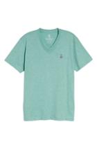 Men's Psycho Bunny V-neck T-shirt (xs) - Blue/green